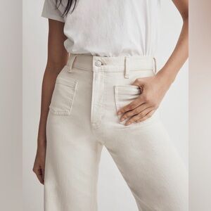 NWT Madewell The Perfect Vintage Wide-Leg Jean in Vintage Canvas
